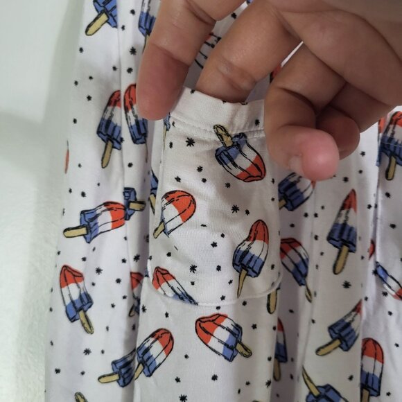 Angel Dear Twirly Short Sleeve Dress-Astropops SZ 18-24M Bamboo Spandex - Picture 5 of 6